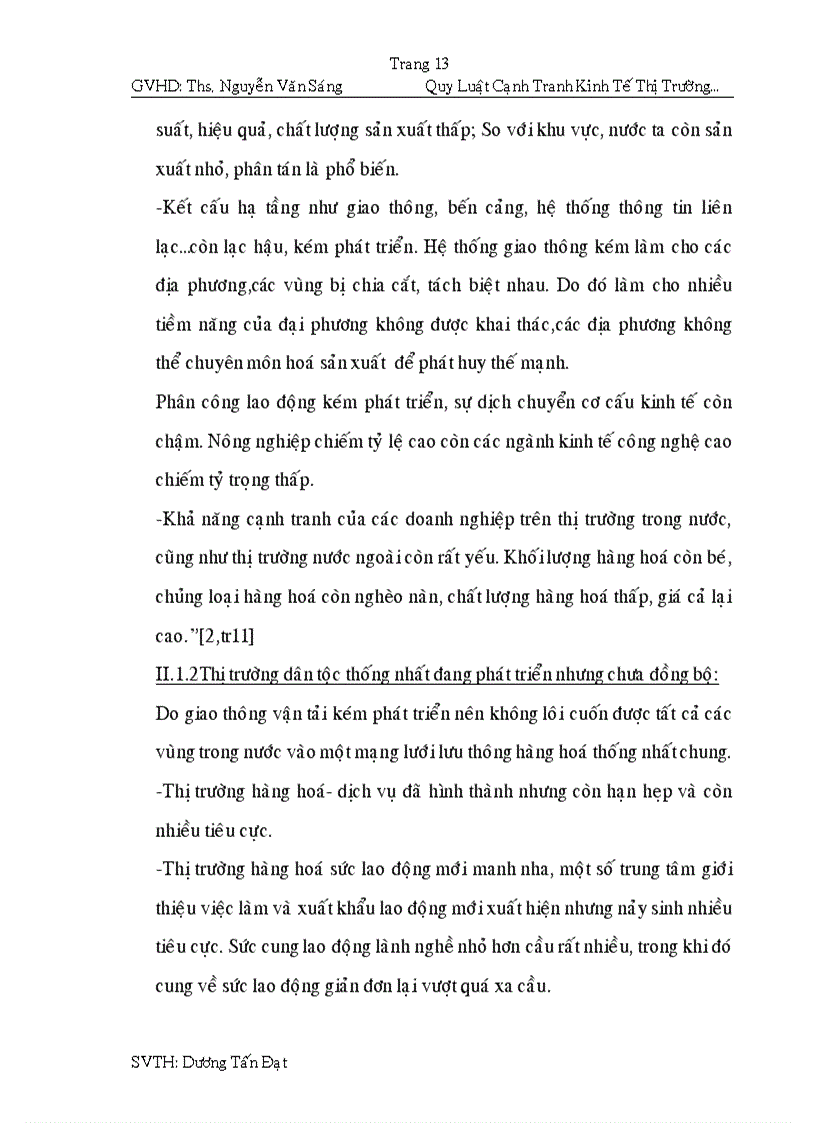 image for page Quy luật cạnh tranh của kinh tế thị trường qua thực tiễn nước ta