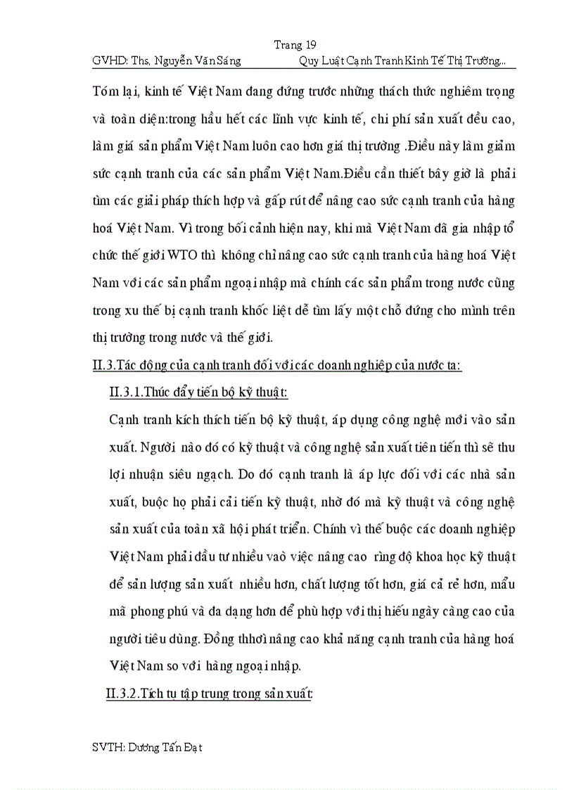 image for page Quy luật cạnh tranh của kinh tế thị trường qua thực tiễn nước ta