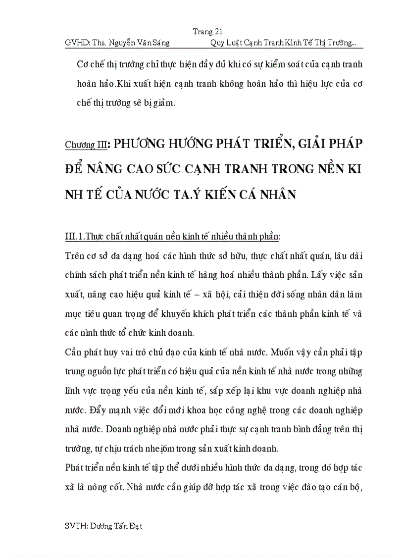 image for page Quy luật cạnh tranh của kinh tế thị trường qua thực tiễn nước ta