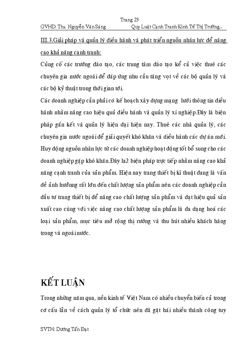 image for page Quy luật cạnh tranh của kinh tế thị trường qua thực tiễn nước ta