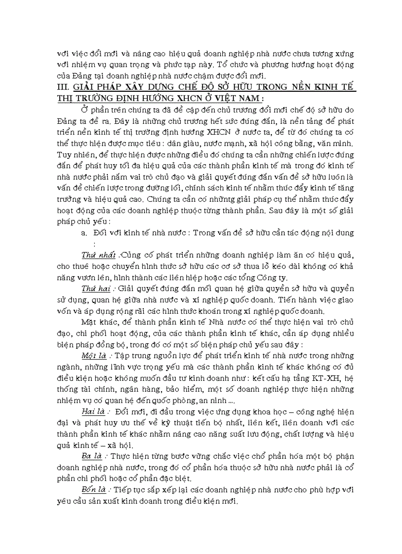 image for page Vai trò của chế độ sở hữu đối với sự hình thành và phát triển nền kinh tế thị trường định hướng xhcn ở nước ta 1