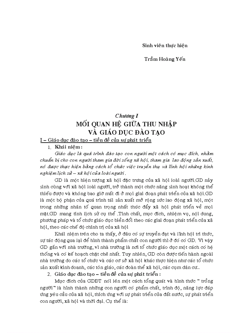 image for page Thu nhập và giáo dục đào tạo ở Việt Nam hiện nay