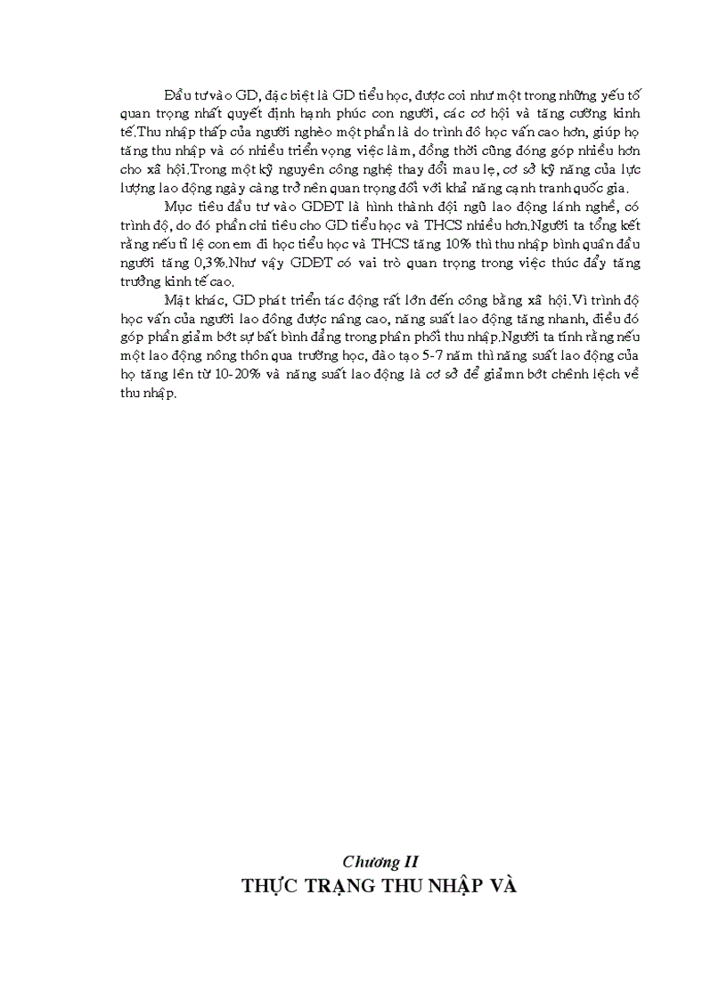 image for page Thu nhập và giáo dục đào tạo ở Việt Nam hiện nay