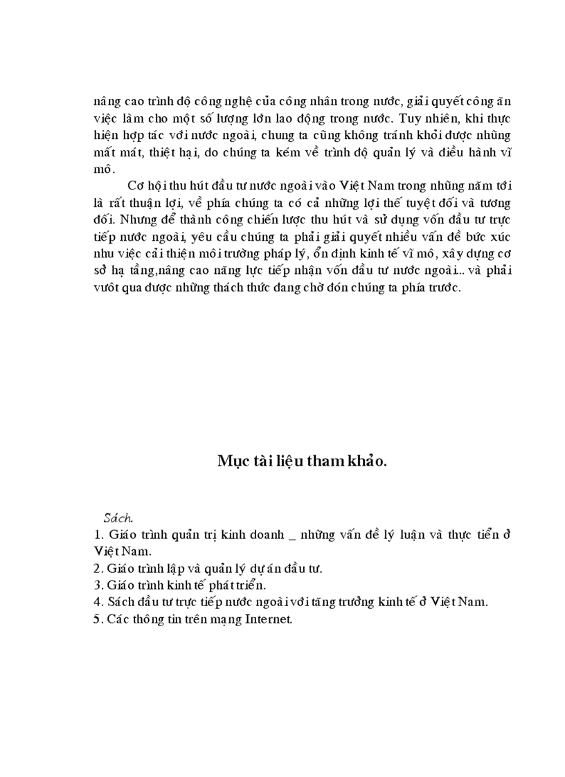 image for page Đầu tư trực tiếp nước ngoài cơ hội và thách thức đối với với nền kinh tế nuớc ta