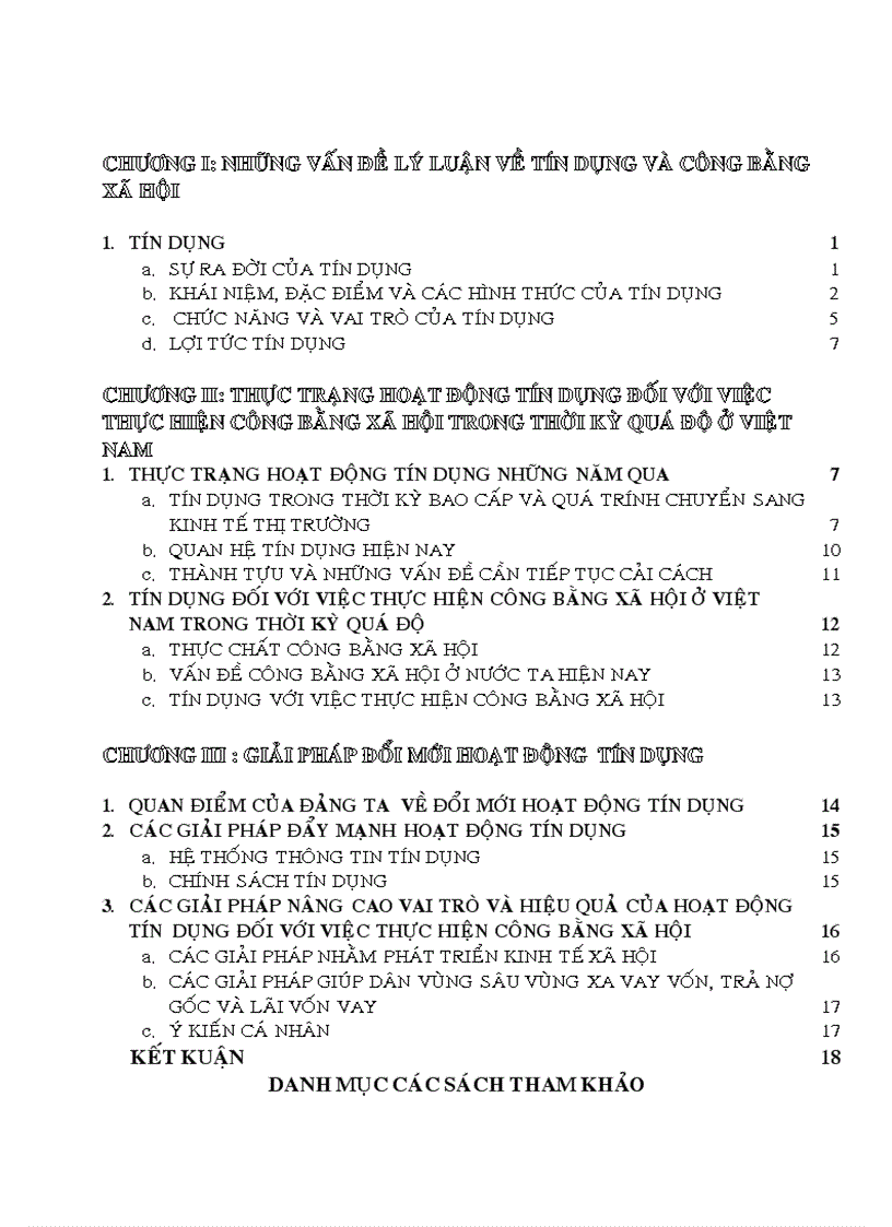 image for page Vai trò của tín dụng đối với việc thực hiện công bằng xã hội ở việt nam trong thời kỳ quá độ