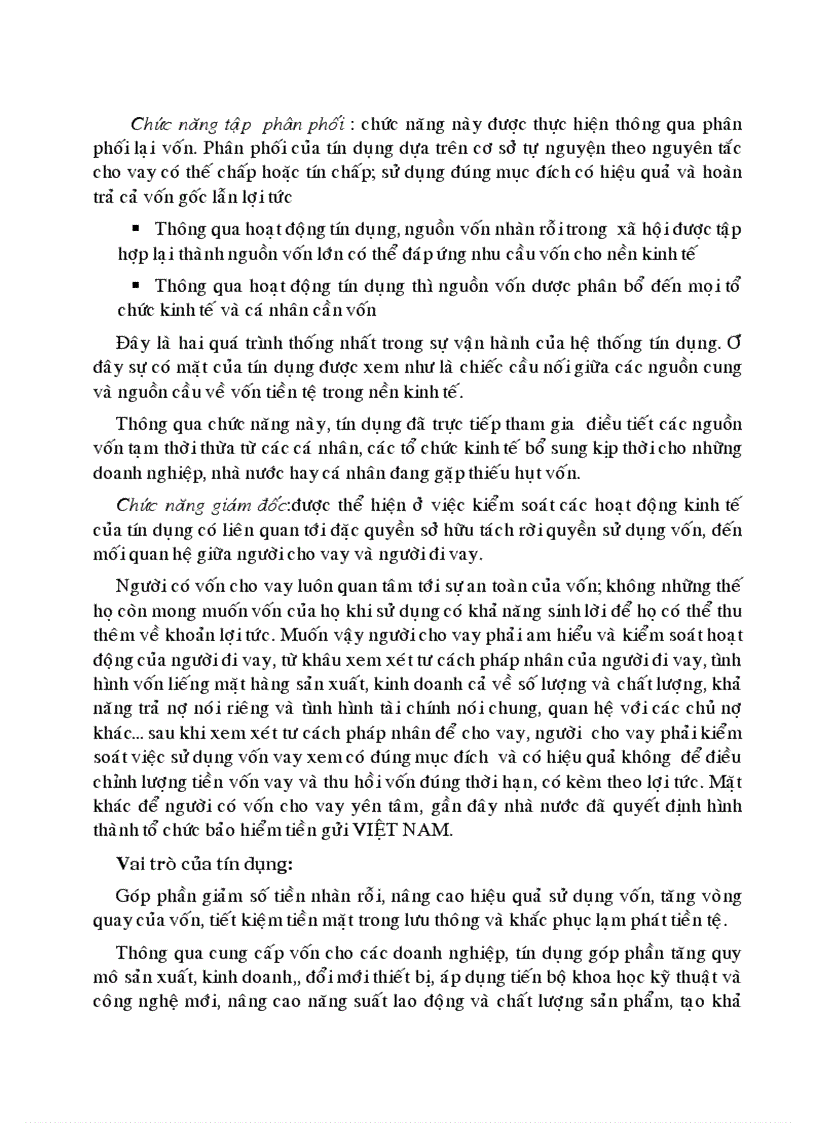 image for page Vai trò của tín dụng đối với việc thực hiện công bằng xã hội ở việt nam trong thời kỳ quá độ