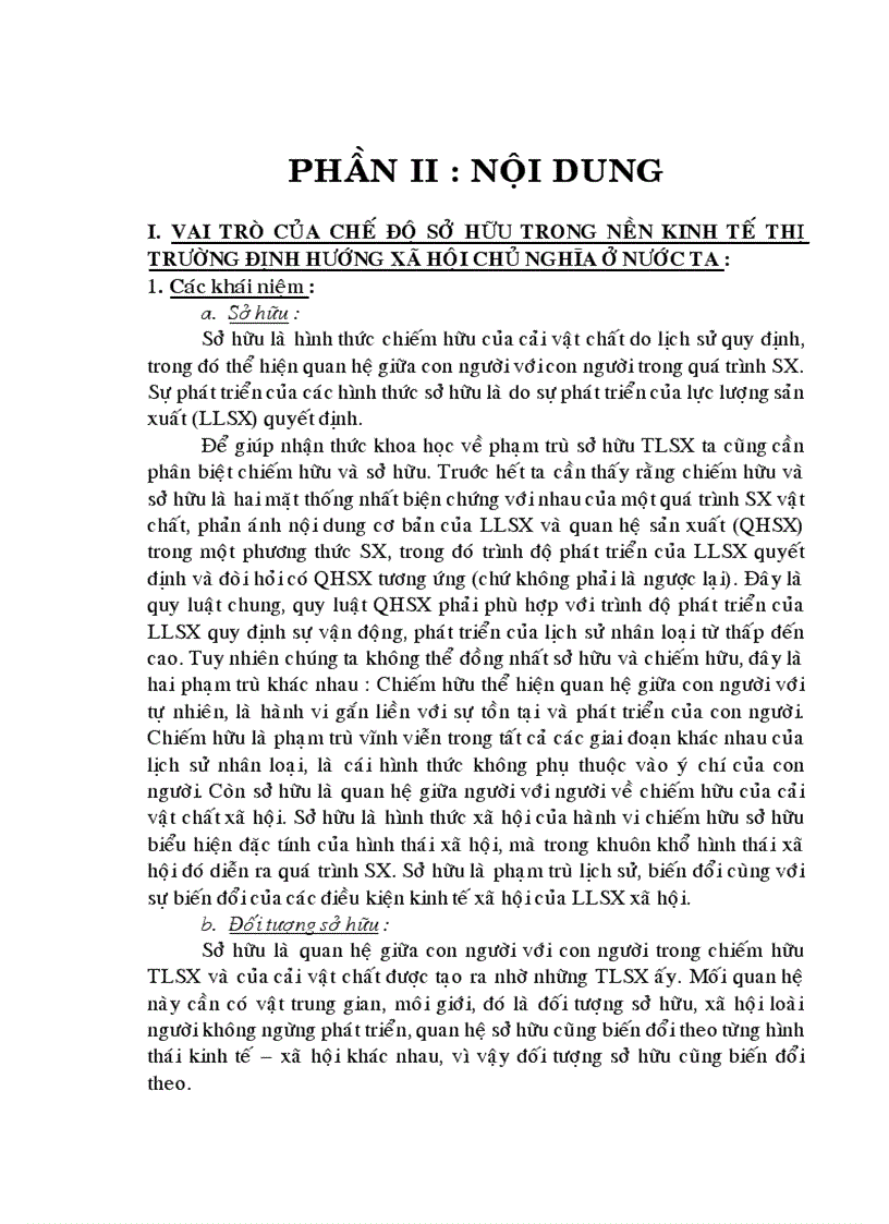 image for page Vai trò của chế độ sỡ hữu đối với sự hình thành và phát triển kinh tế thị trường định hướng xã hội chủ nghĩa 1