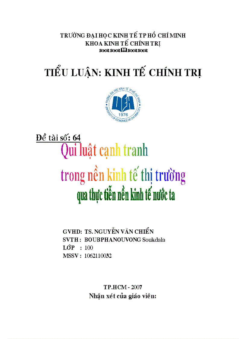 image for page Quy luật cạnh tranh trong nền kinh tế thị trường