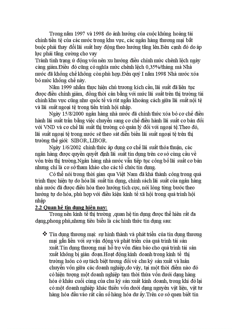 image for page Vai trò của tín dụng trong phát triển kinh tế xã hội ở việt nam trong thời kì quá độ