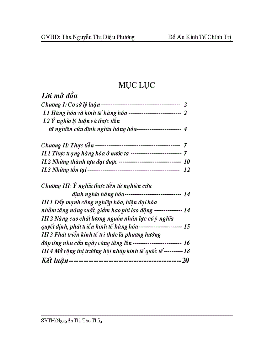 image for page Thực trạng hàng hóa ở nước ta
