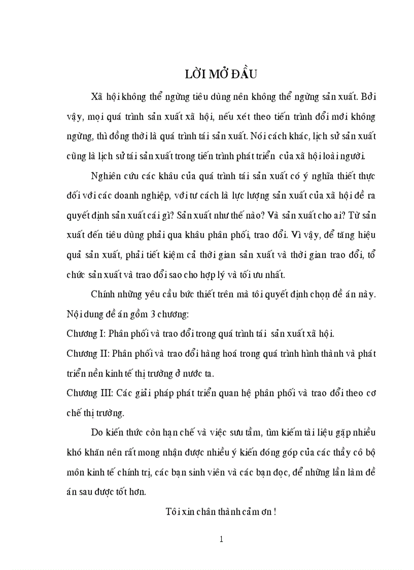 image for page Phân phối và trao đổi hàng hoá trong quá trình hình thành và phát triển nền kinh tế thị trường ở nước ta 1