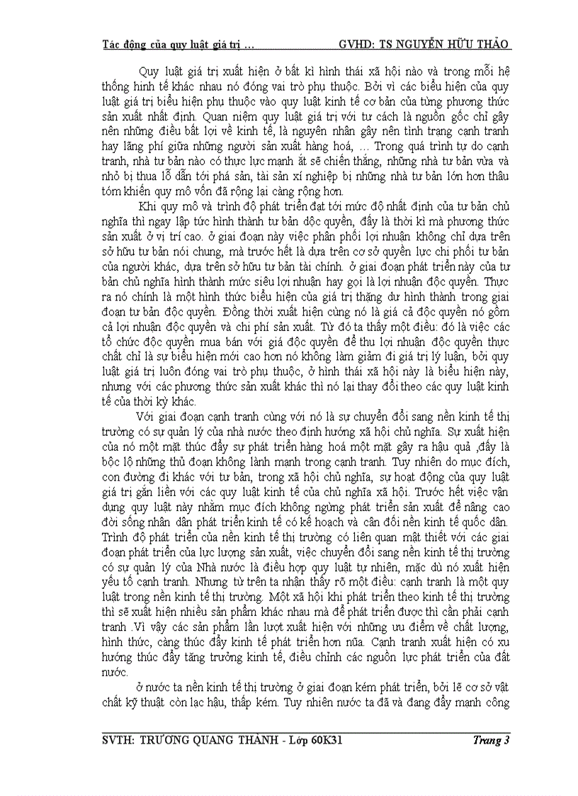 image for page Tác động của quy luật giá trị đến sự phân hoá giàu nghèo ở nước ta