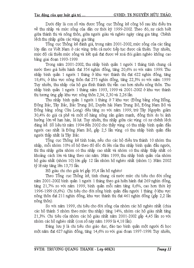 image for page Tác động của quy luật giá trị đến sự phân hoá giàu nghèo ở nước ta