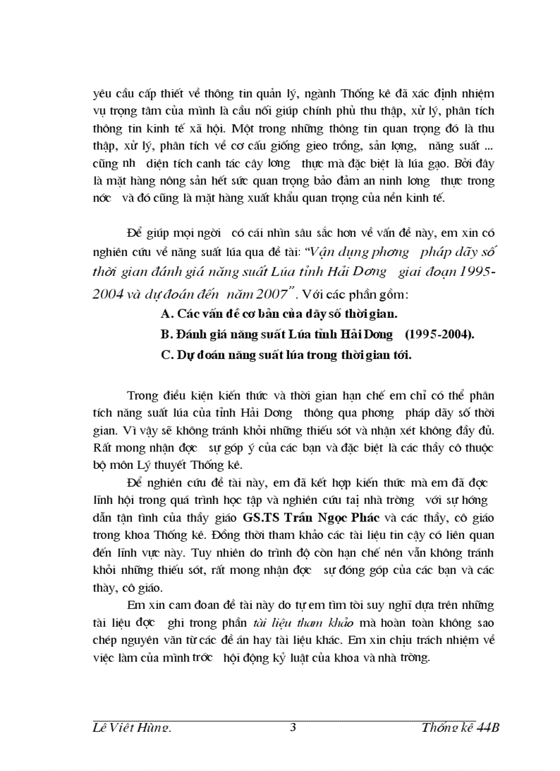 image for page Vận dụng đánh giá năng suất lúa tỉnh Hải Dương 1995 2004