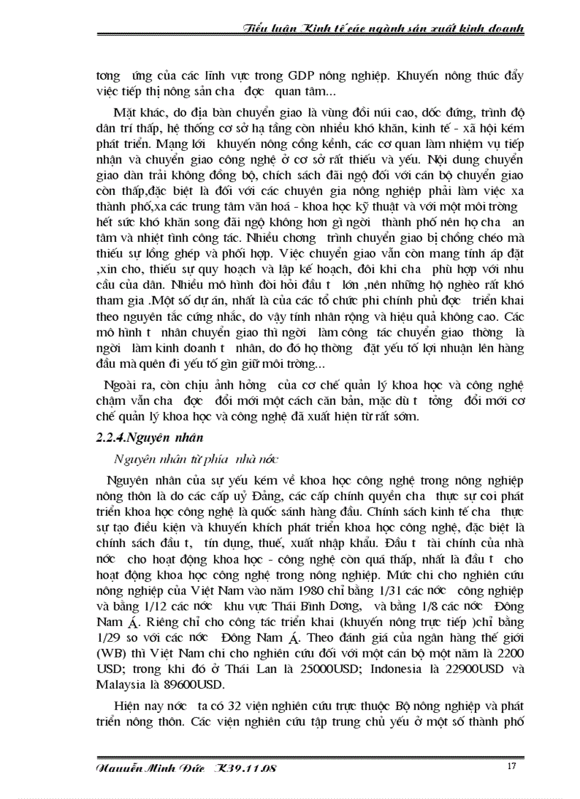 image for page Tăng cường quan hệ liên kết giữa khoa học và sản xuất của hộ gia đình nông dân nước ta 1