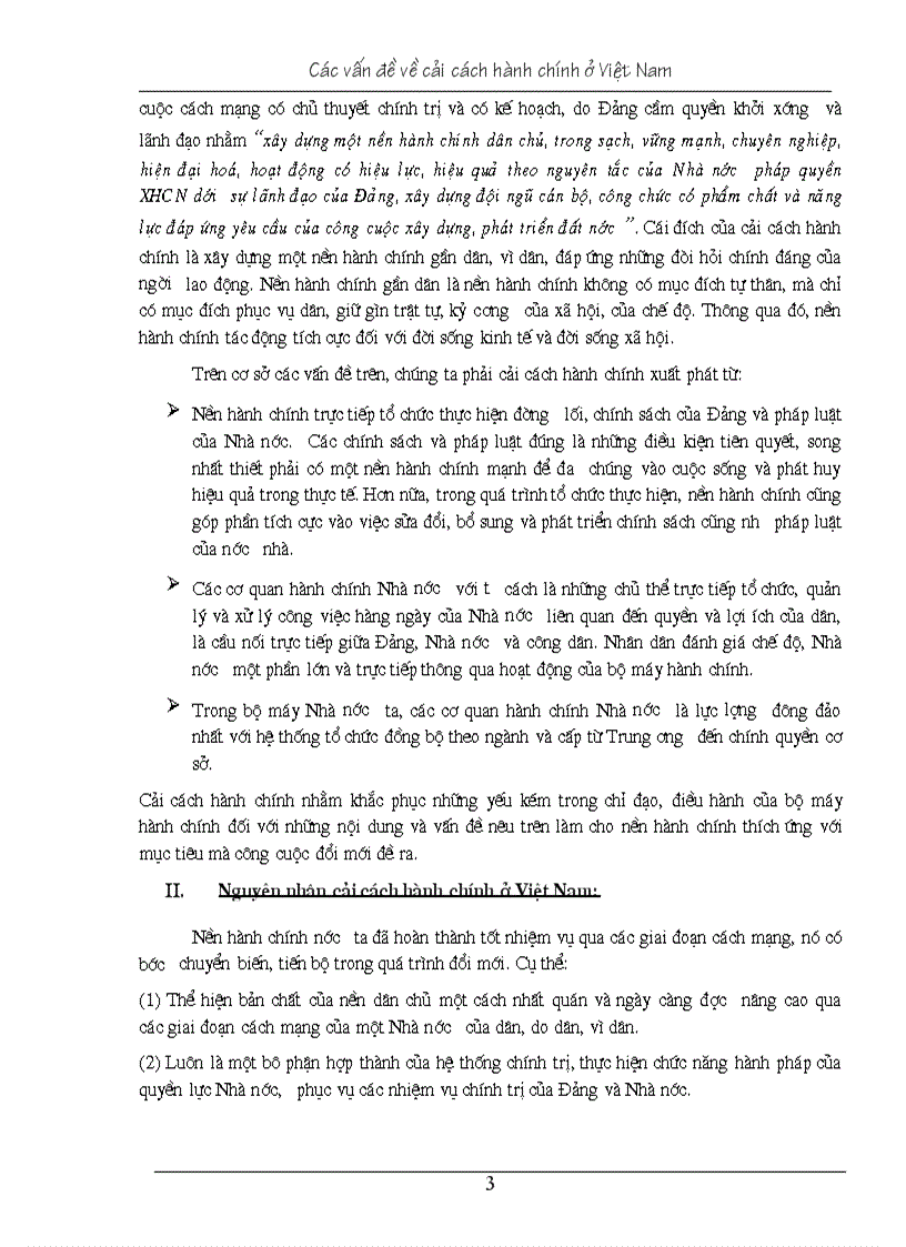 image for page Các vấn đề về cải cách hành chính ở Việt Nam