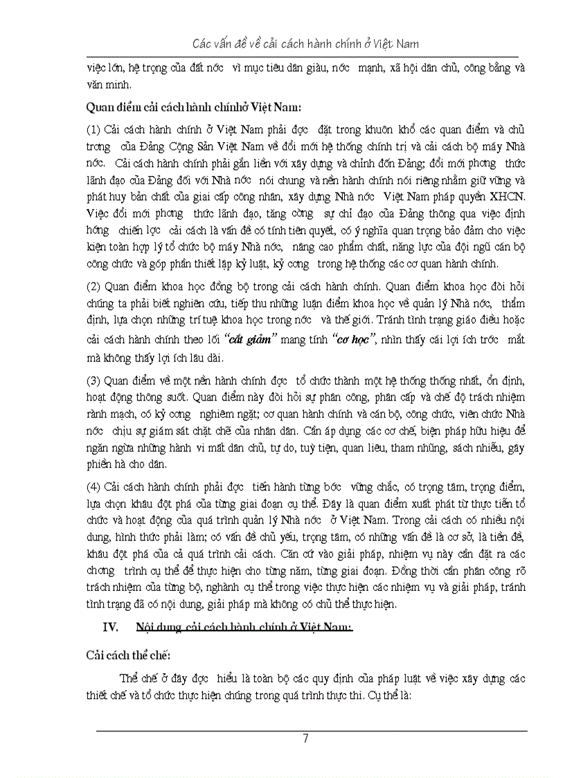 image for page Các vấn đề về cải cách hành chính ở Việt Nam