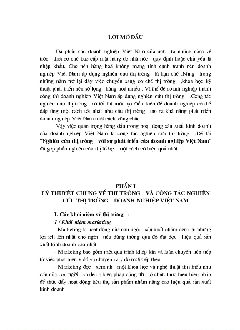 image for page Nghiên cứu thị trường với sự phát triển của doanh nghiệp Việt Nam