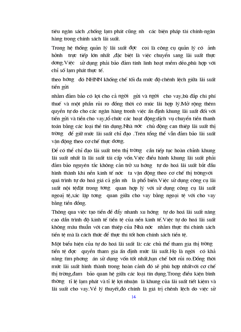 image for page Lãi suất tín dụng và sự điều hành lãi suất tín dụng của Ngân hàng Nhà nước ở Việt Nam hiện nay 1
