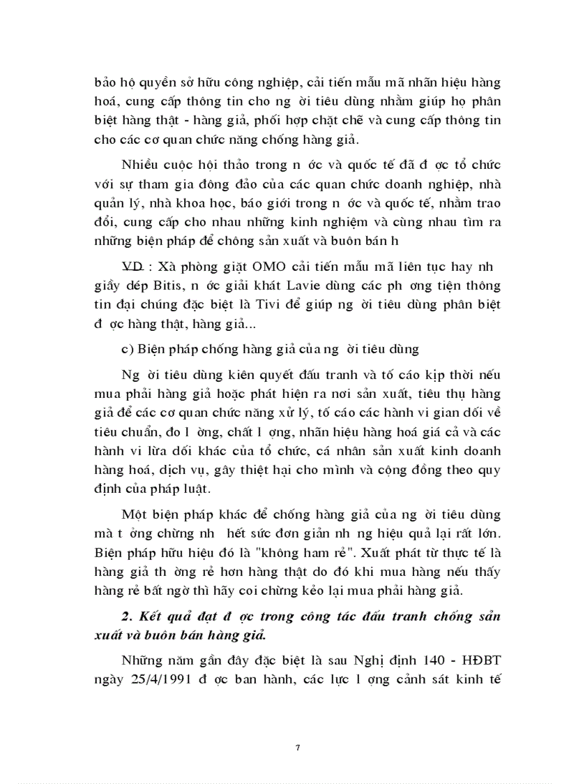 image for page Thực trạng nạn sản xuất và buôn bán hàng giả ở Việt Nam thời gian qua