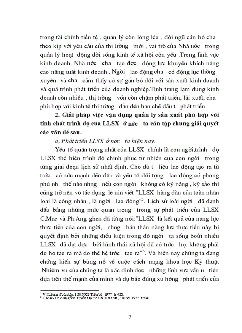 image for page Giải pháp việc vận dụng quy luật QHSX phù hợp với tính chất trình độ phát triển của LLSX ở nước ta