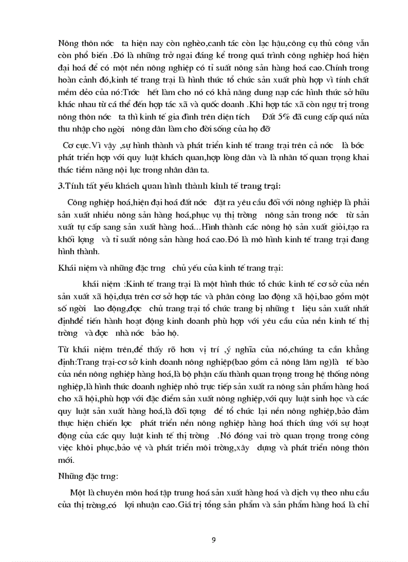 image for page Thực trạng phát triển kinh tế trang trại ở nước ta