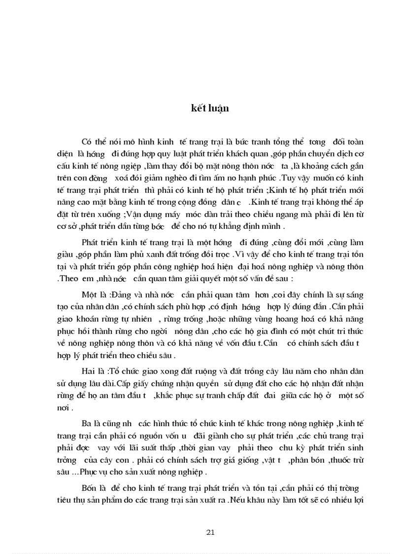 image for page Thực trạng phát triển kinh tế trang trại ở nước ta