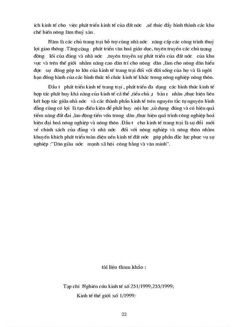 image for page Thực trạng phát triển kinh tế trang trại ở nước ta