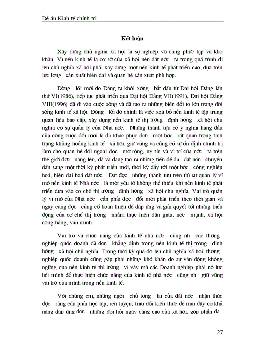 image for page Thực trạng và giải pháp phát triển thương nghiệp quốc doanh trong nền kinh tế thị trường định hướng x hội chủ nghĩa