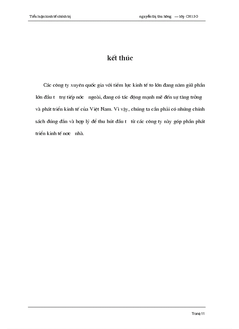 image for page Sự hoạt động của công ty xuyên quốc gia ở việt nam