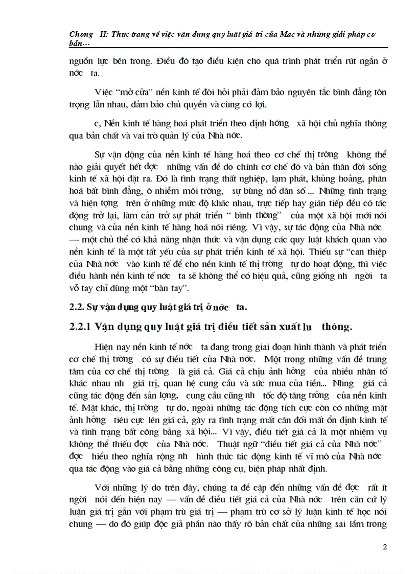 image for page Thực trạng về việc vận dụng quy luật giá trị của Mac và những giải pháp cơ bản