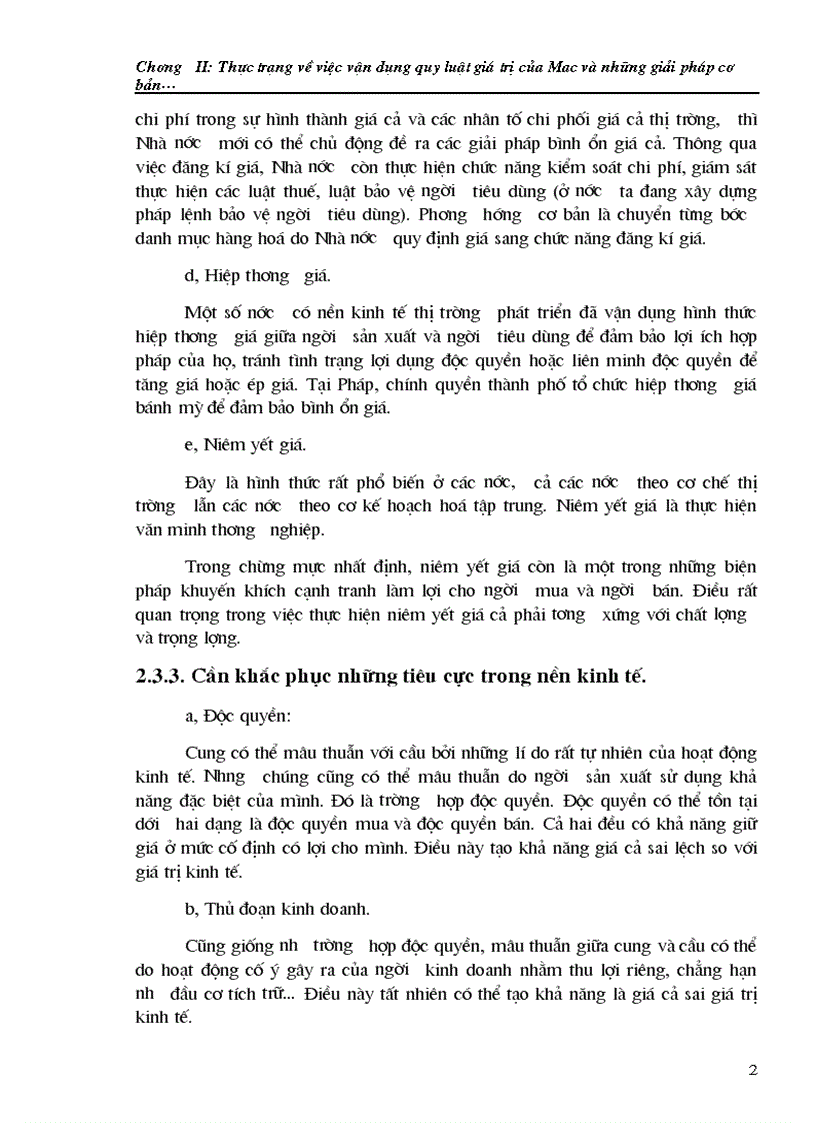 image for page Thực trạng về việc vận dụng quy luật giá trị của Mac và những giải pháp cơ bản