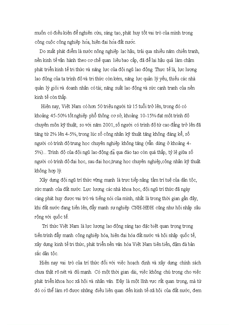 image for page Vai trò của đội ngũ trí thức trong sự nghiệp công nghiệp hóa hiện đại hóa ở nước ta hiện nay