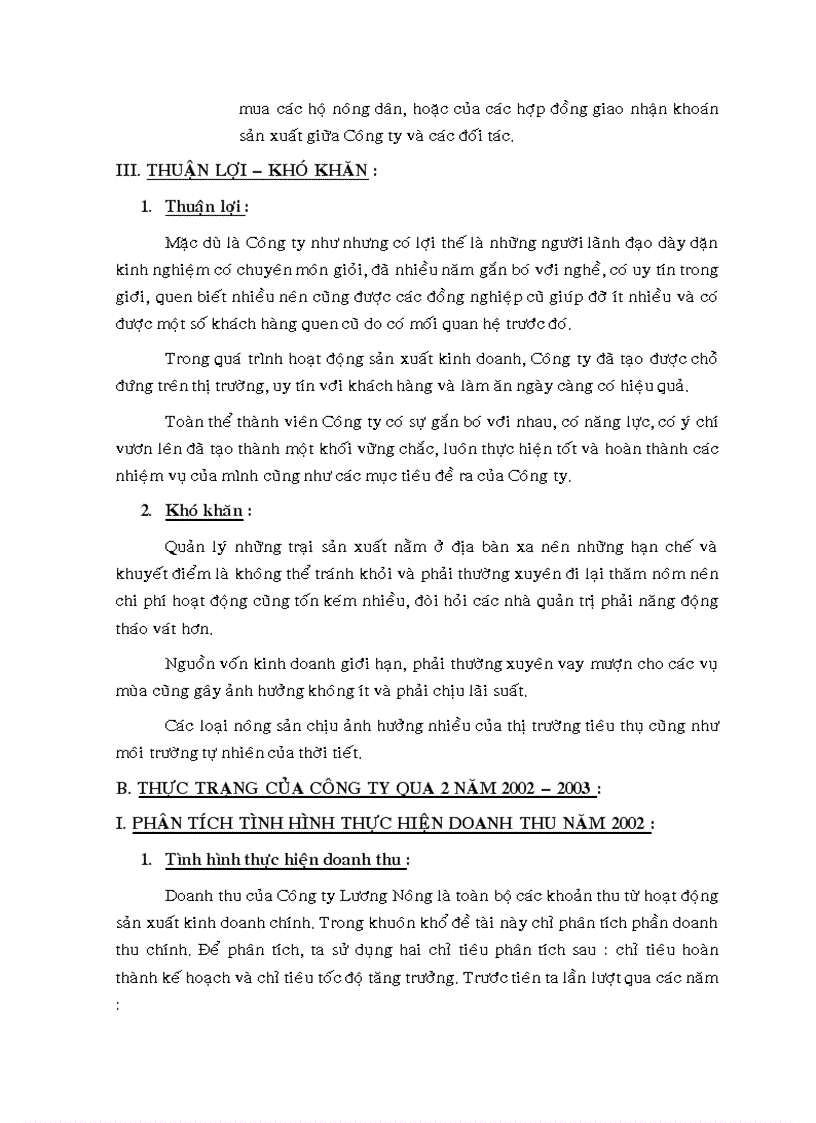 image for page Phân tích tình hình thực hiện doanh thu lợi nhuận tại Công ty TNHH sản xuất và thương mại Lương Nông