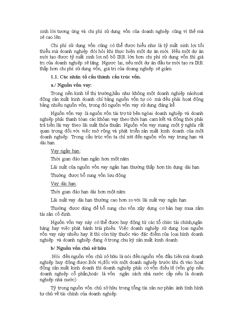 image for page Phân tích cấu trúc vốn và chi phí sử dụng vốn của công ty cổ phần quảng cáo sao thế giới