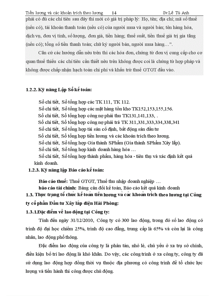 image for page Hoàn thiện kế toán tiền lương và các khoản trích theo lương tại công ty cổ phần đầu tư xây lắp điện hải phòng