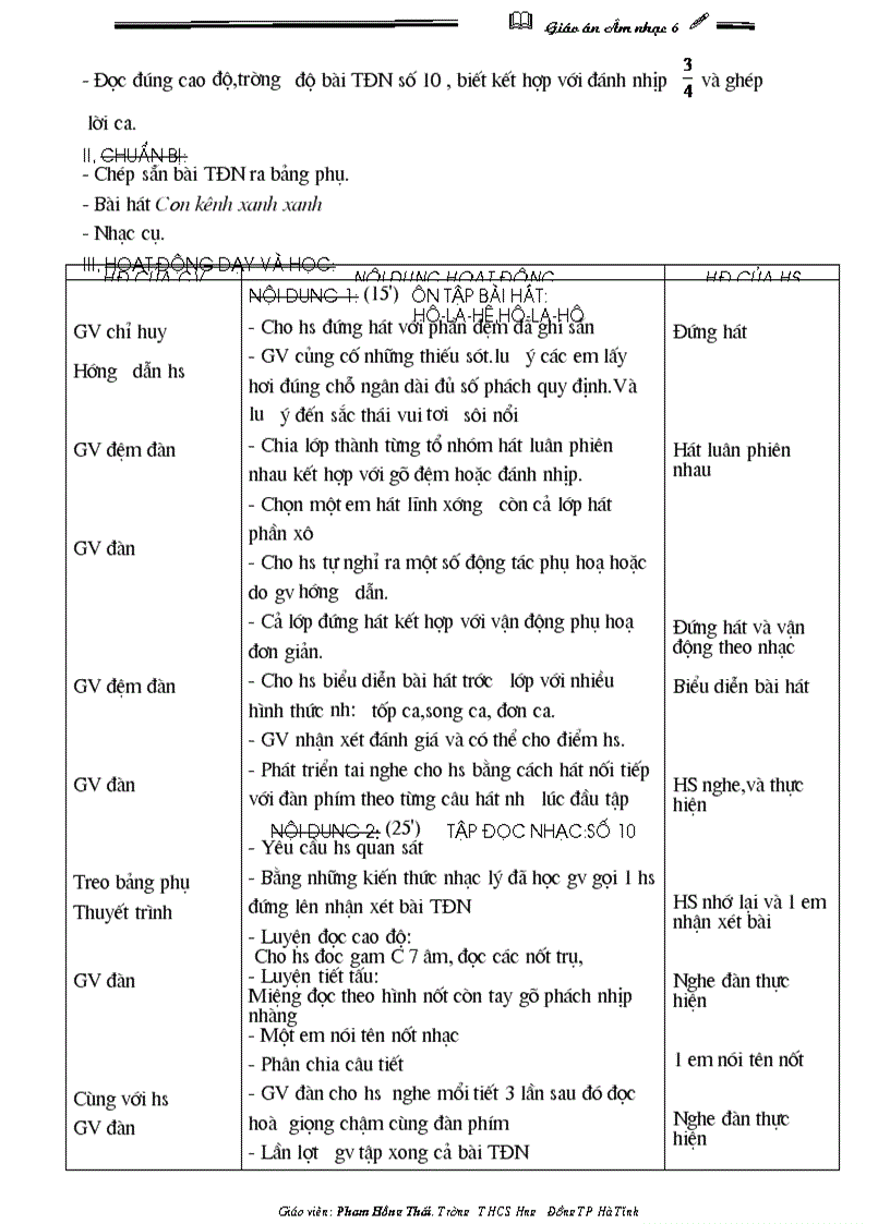 image for page Âm Nhạc 6 HKII