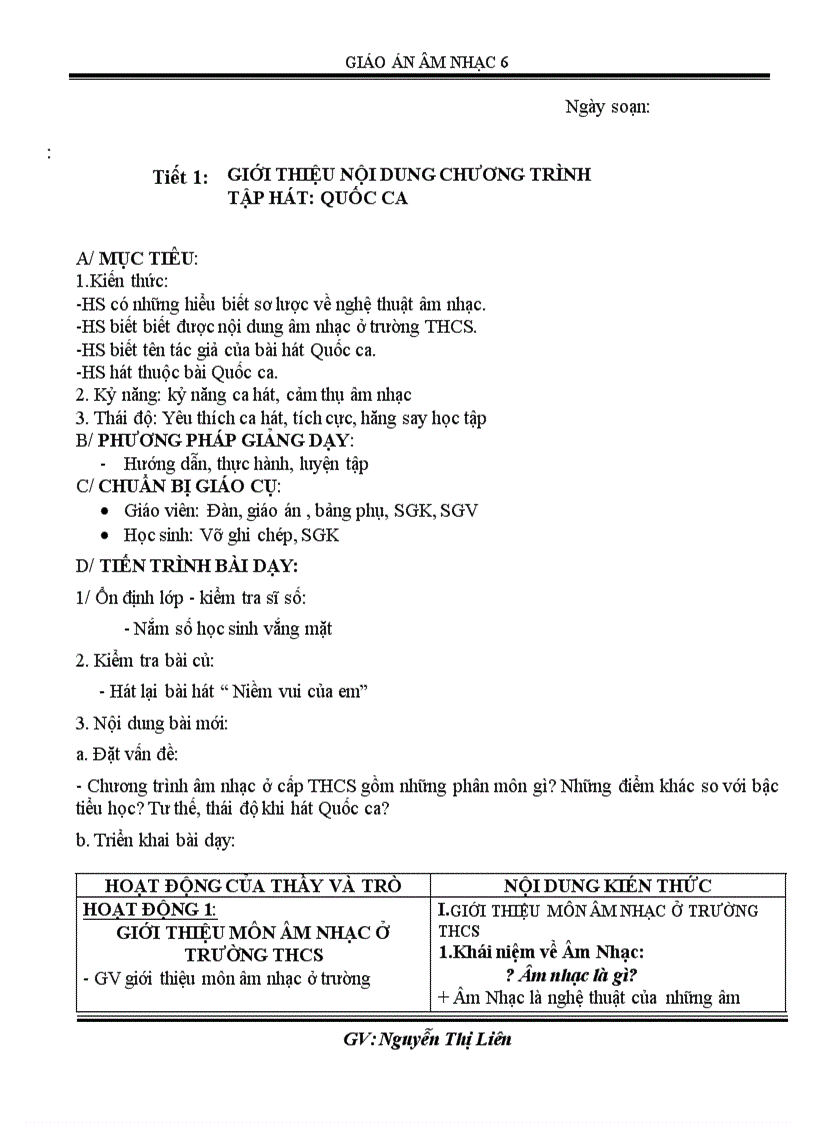 image for page Am nhac 6 theo PPCT 2011 2012 tiet 1 17