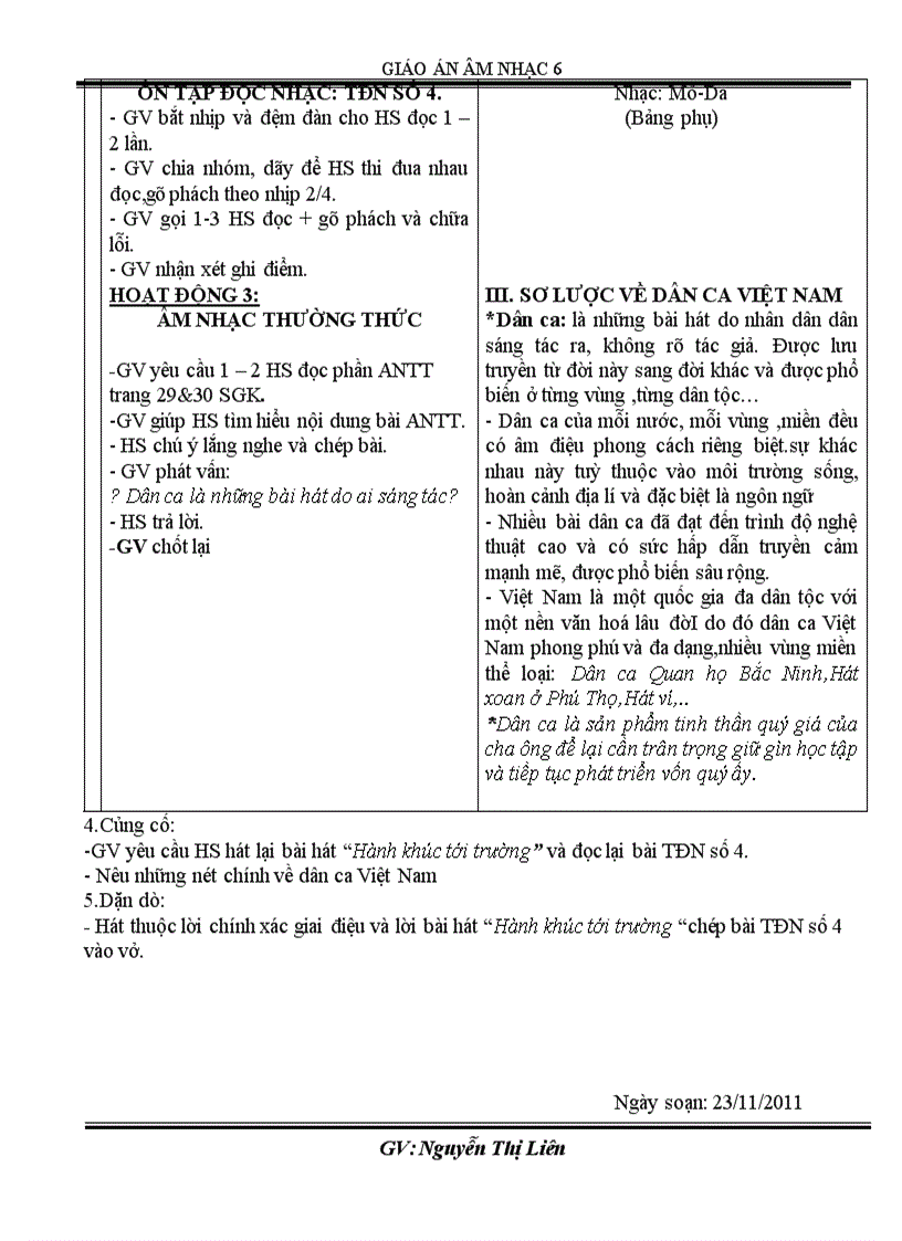 image for page Am nhac 6 theo PPCT 2011 2012 tiet 1 17