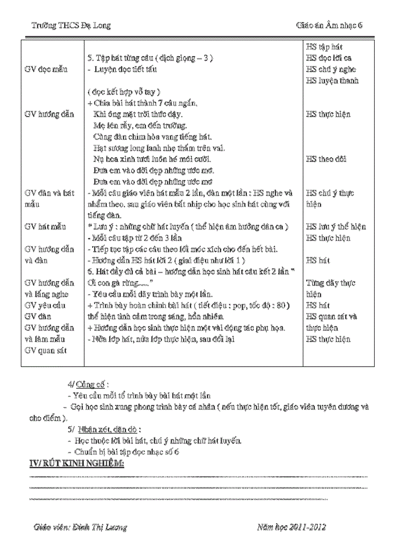 image for page Âm nhac 6 tiết 1 bài mở đầu