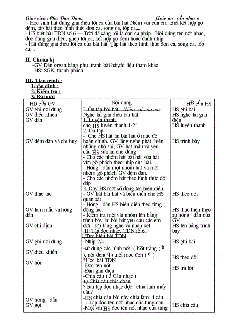 image for page Âm nhạc 6 tiết 19 20 CKTKN