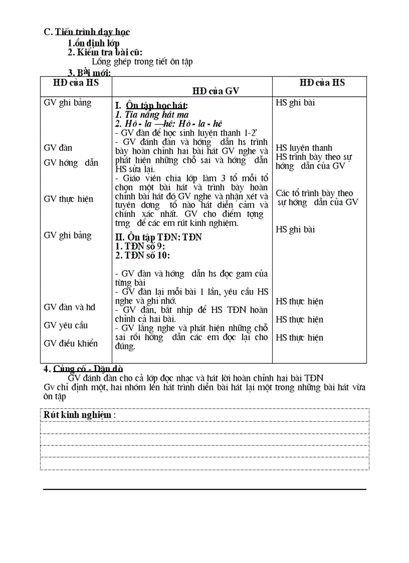 image for page Âm nhạc 6 tiết 32 33 CKTKN