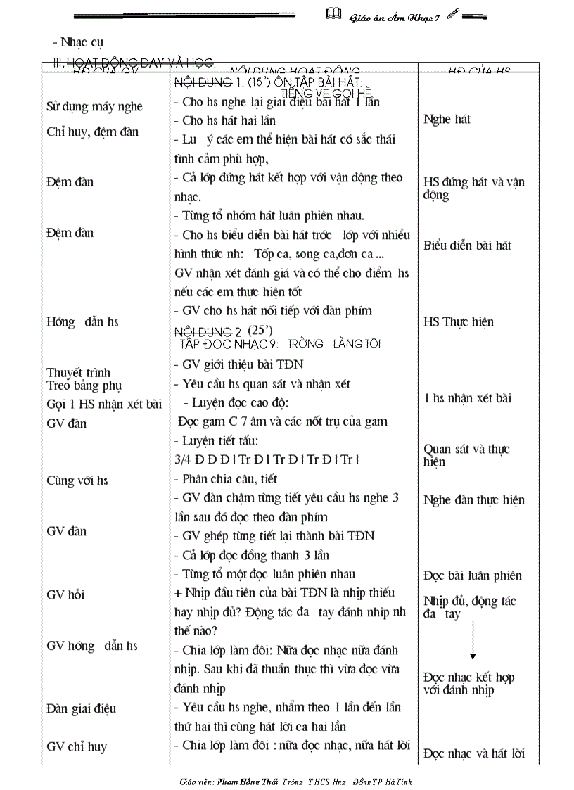 image for page Âm Nhạc 7 HKII