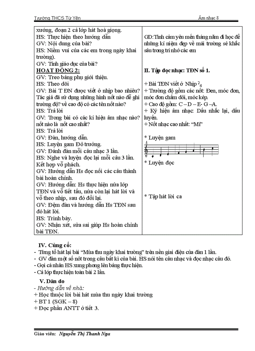 image for page Âm nhạc 8 kỳ I 2 cột