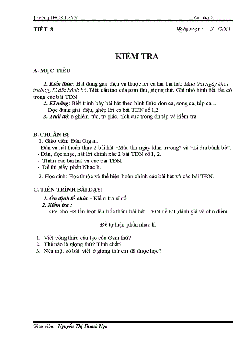 image for page Âm nhạc 8 kỳ I 2 cột