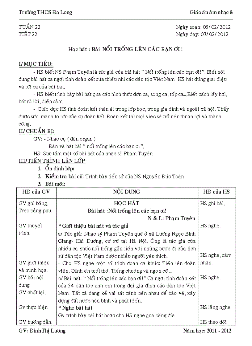 image for page Âm nhạc 8 tiết 22