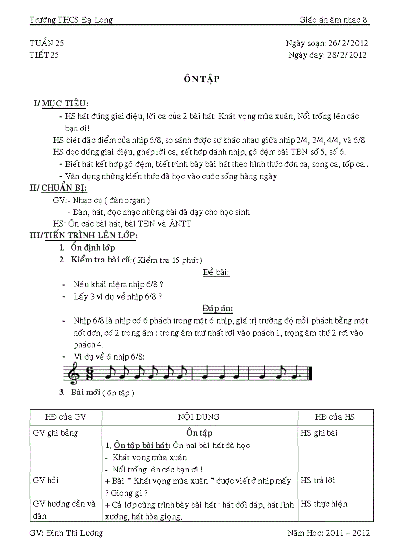 image for page Âm nhạc 8 tiết 25