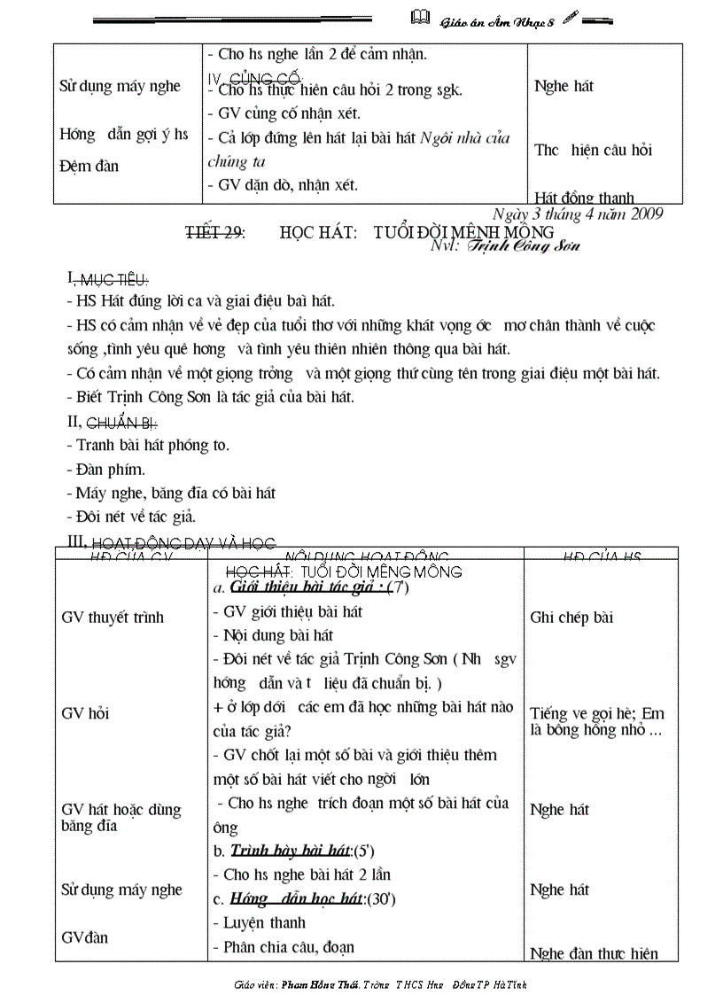 image for page Âm Nhạc 8 HKII