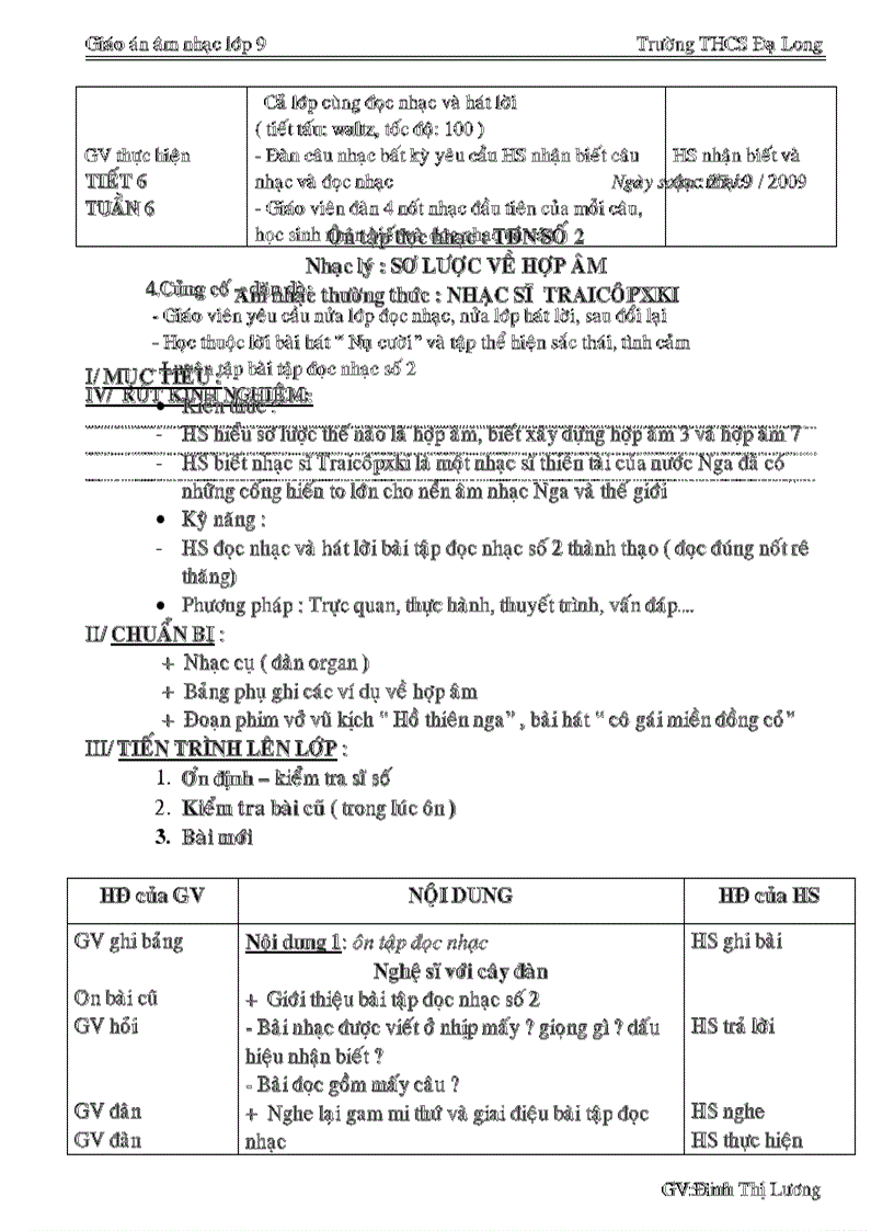 image for page Âm nhạc 9 tiết 5