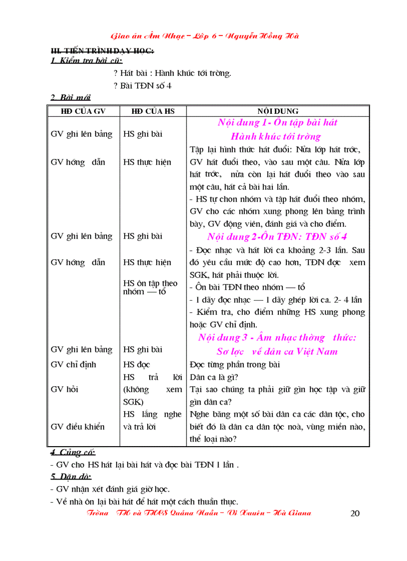 image for page Âm nhac lop 6